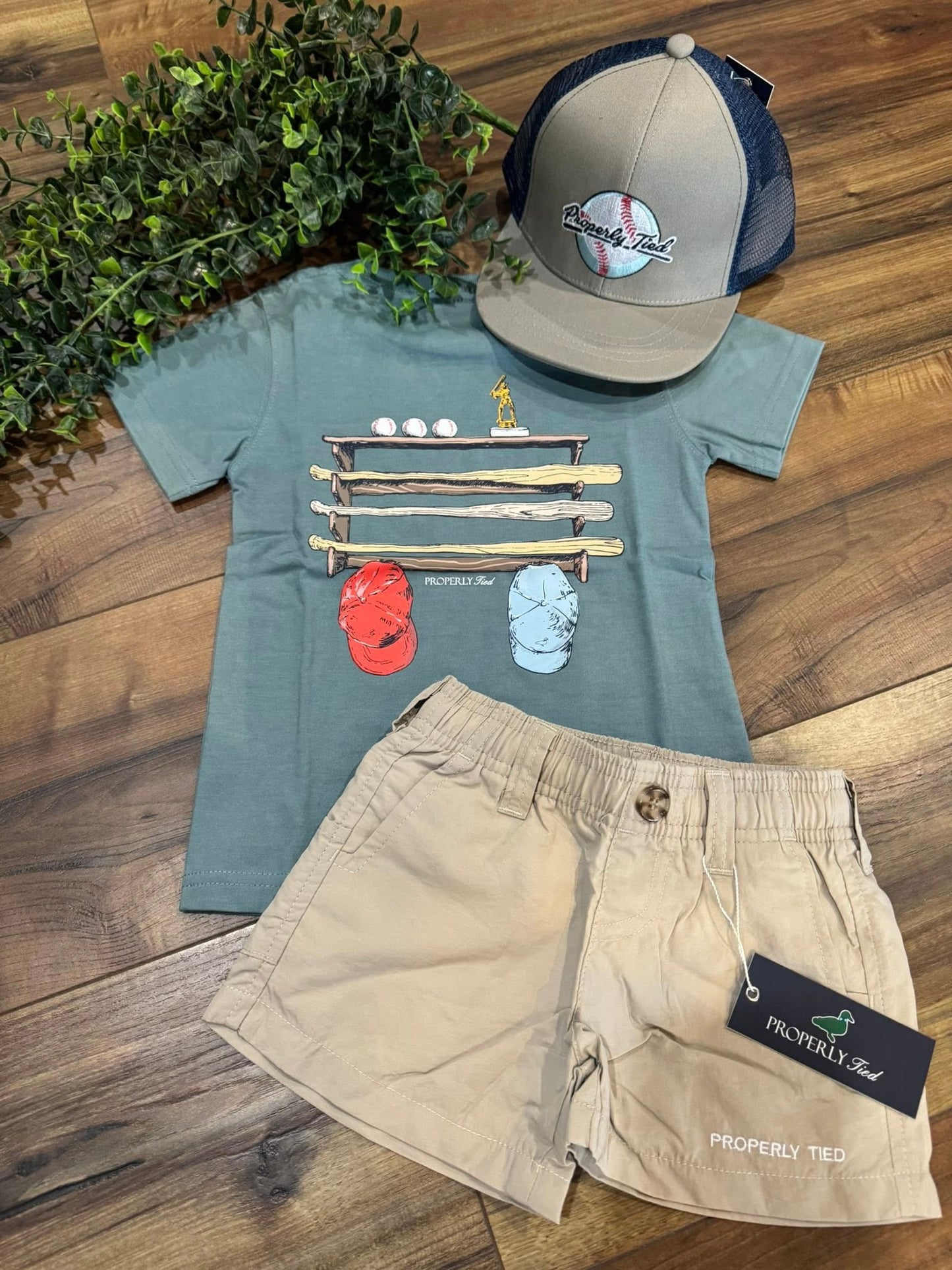 Properly Tied Youth Bat Rack S/S TEE Shirt