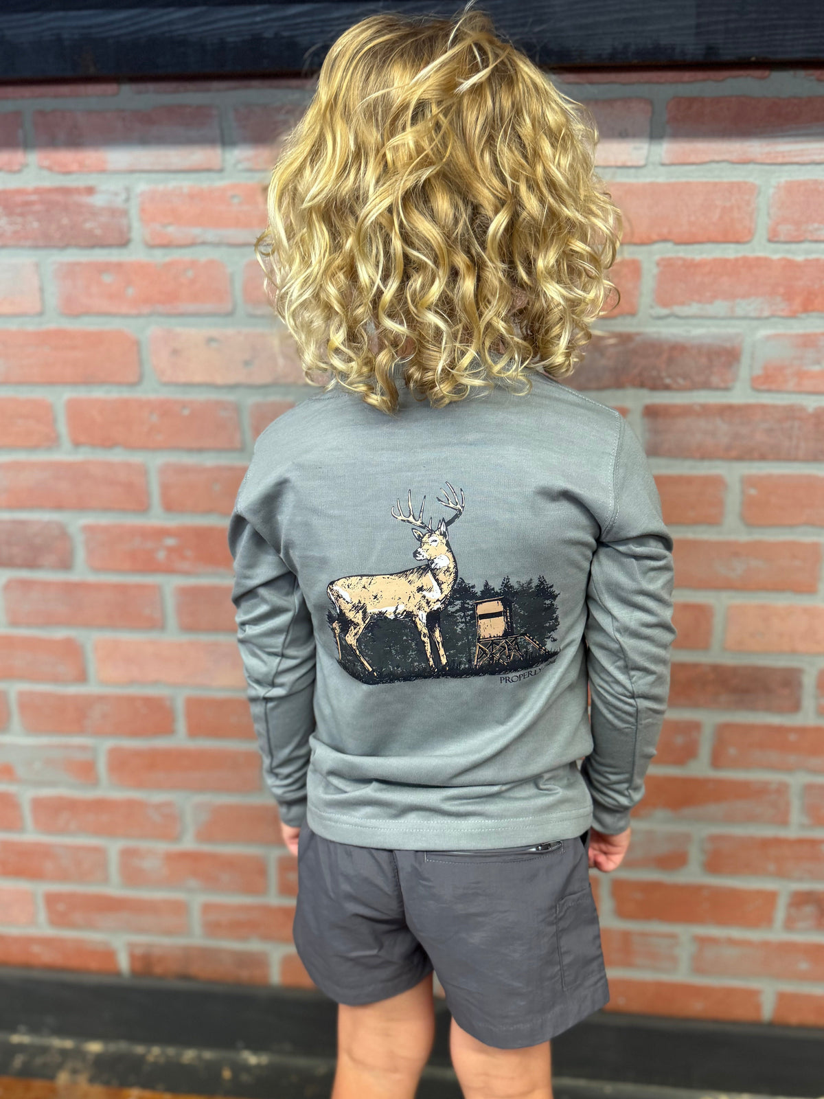 Properly Tied Youth Boys Deer Season L/S TEE Shirt