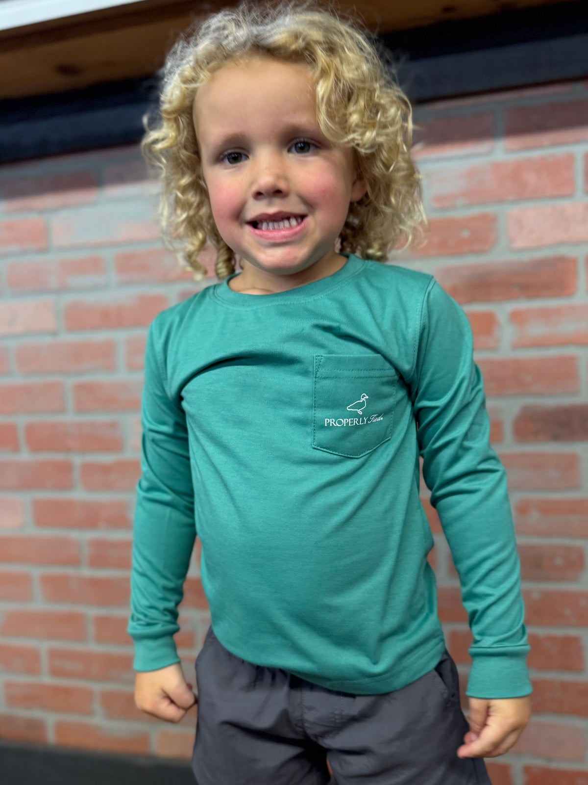 Properly Tied Youth Boys Lift Off L/S TEE Shirt