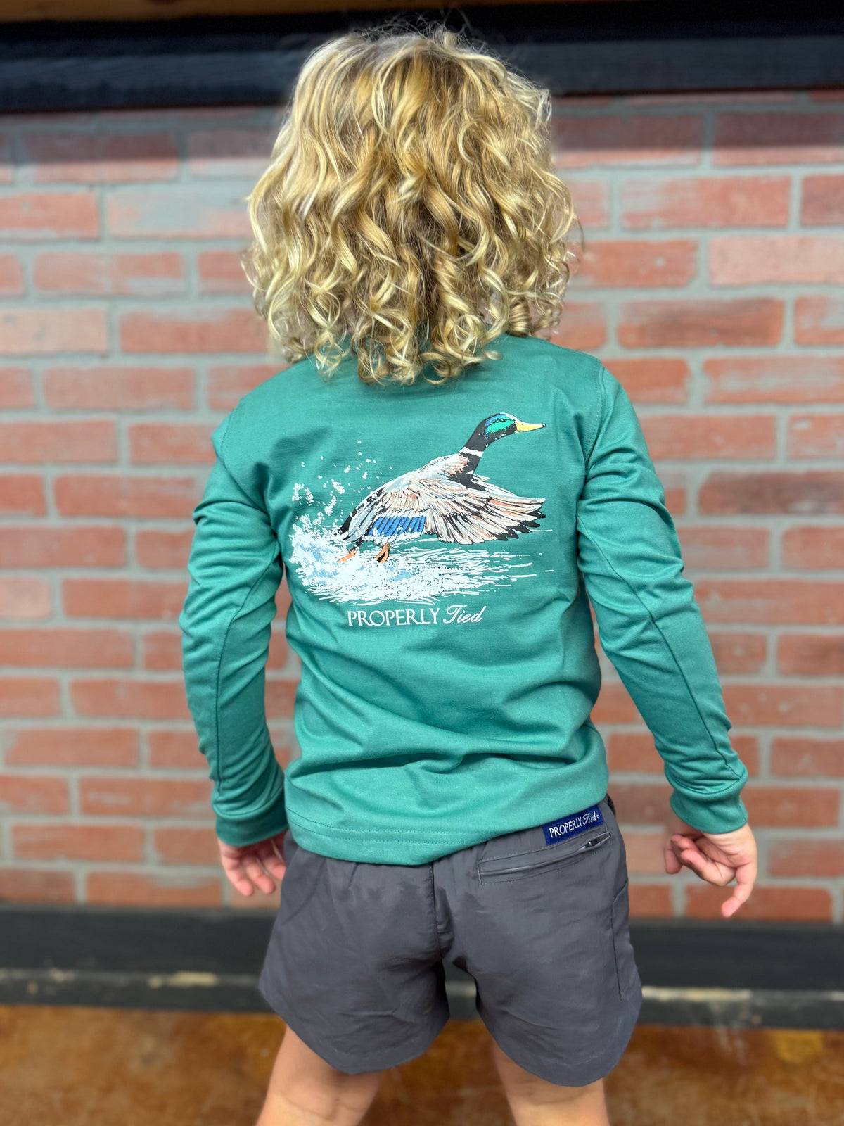 Properly Tied Youth Boys Lift Off L/S TEE Shirt