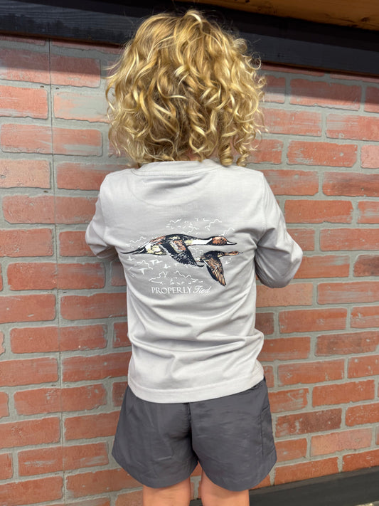 Properly Tied Youth Boys Pintails L/S TEE Shirt