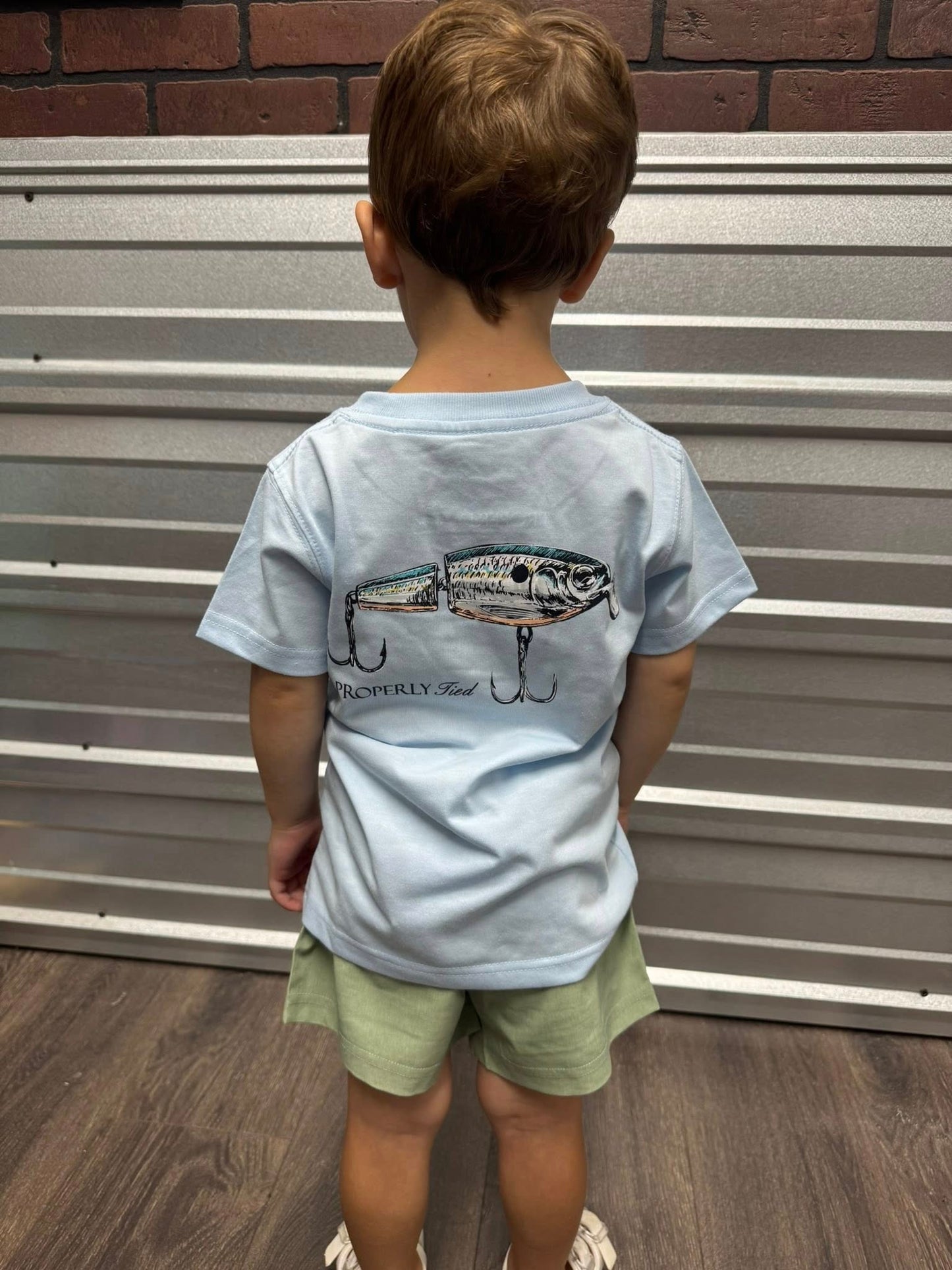 Properly Tied Youth Boys Swimbait S/S TEE Shirt