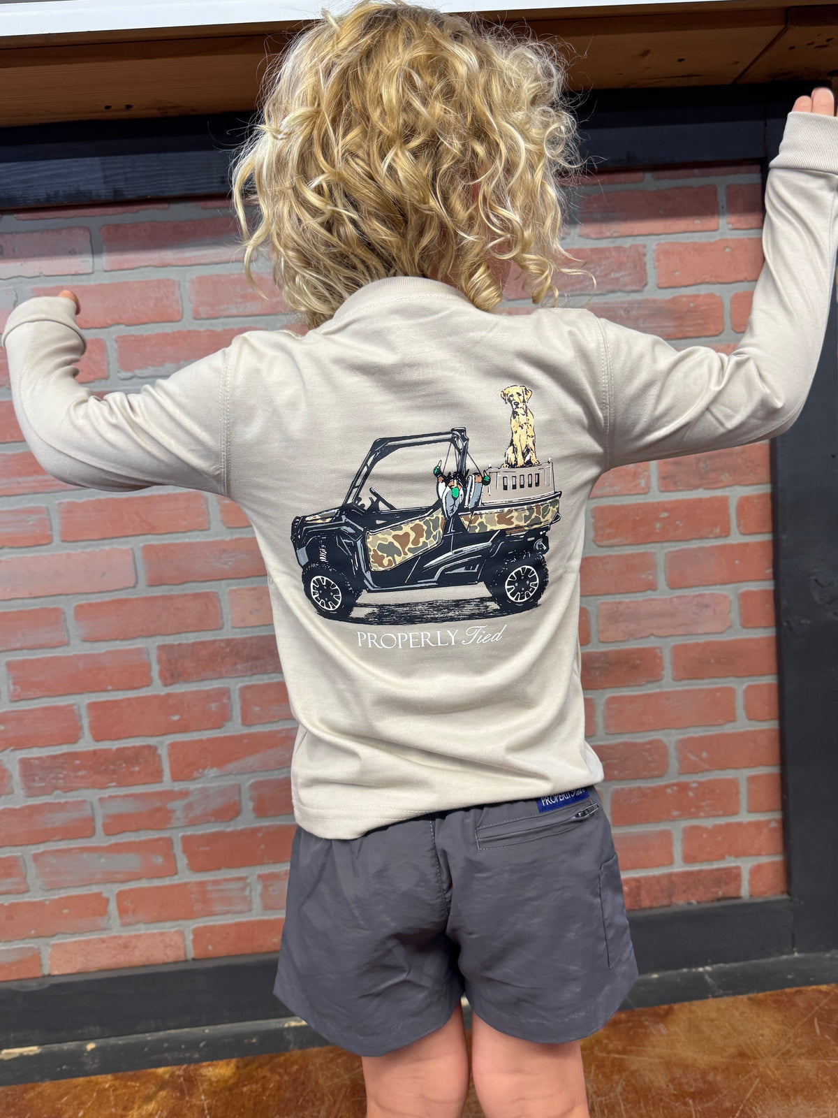 Properly Tied Youth Boys Trail Tradition L/S TEE Shirt