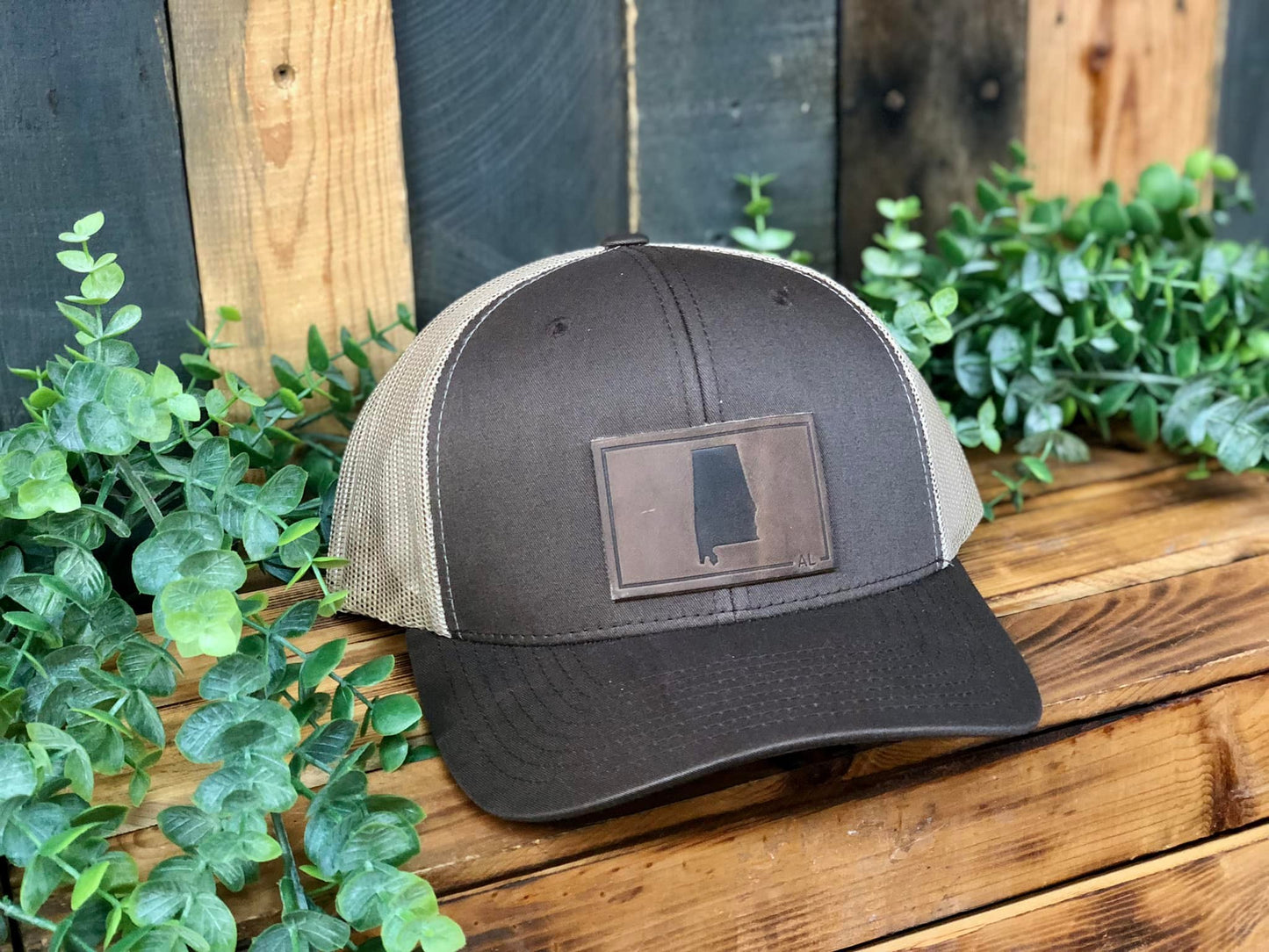 Range Leather Co. Alabama Silhouette Snapback Hat