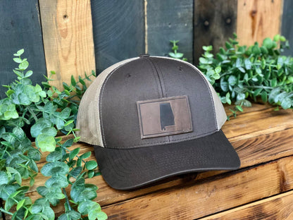 Range Leather Co. Alabama Silhouette Snapback Hat