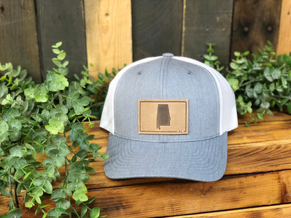 Range Leather Co. Alabama Silhouette Snapback Hat