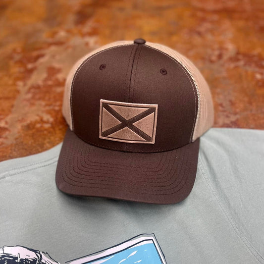 Range Leather Co. Alabama Flag Snapback Hat