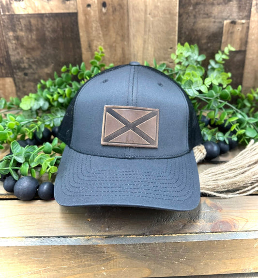 Range Leather Co. Alabama Flag Snapback Hat