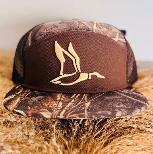 Roost 7 Panel 3D Puff Sawblade Hat