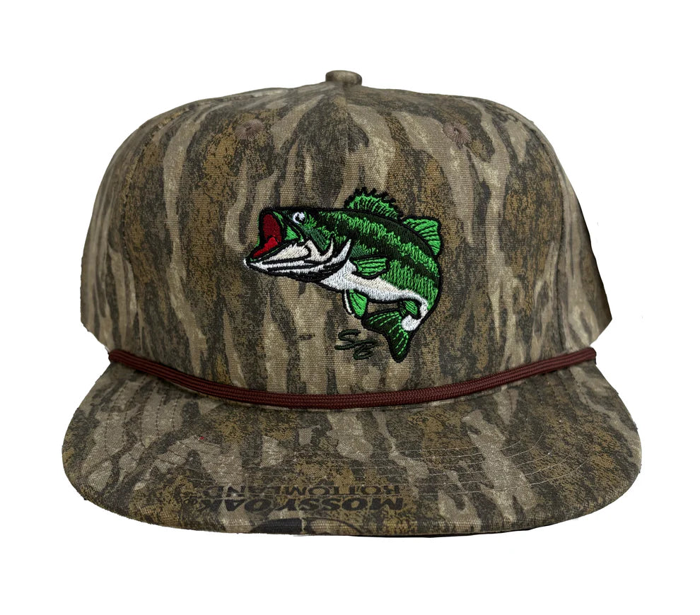 Speckle Bellies SB Bass Rope Snapback Hat