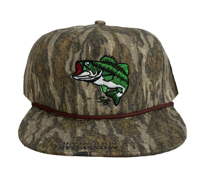 Speckle Bellies SB Bass Rope Snapback Hat