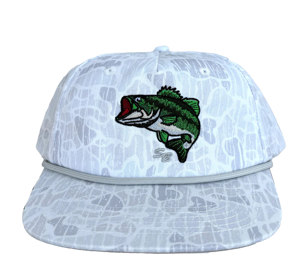 Speckle Bellies SB Bass Rope Snapback Hat