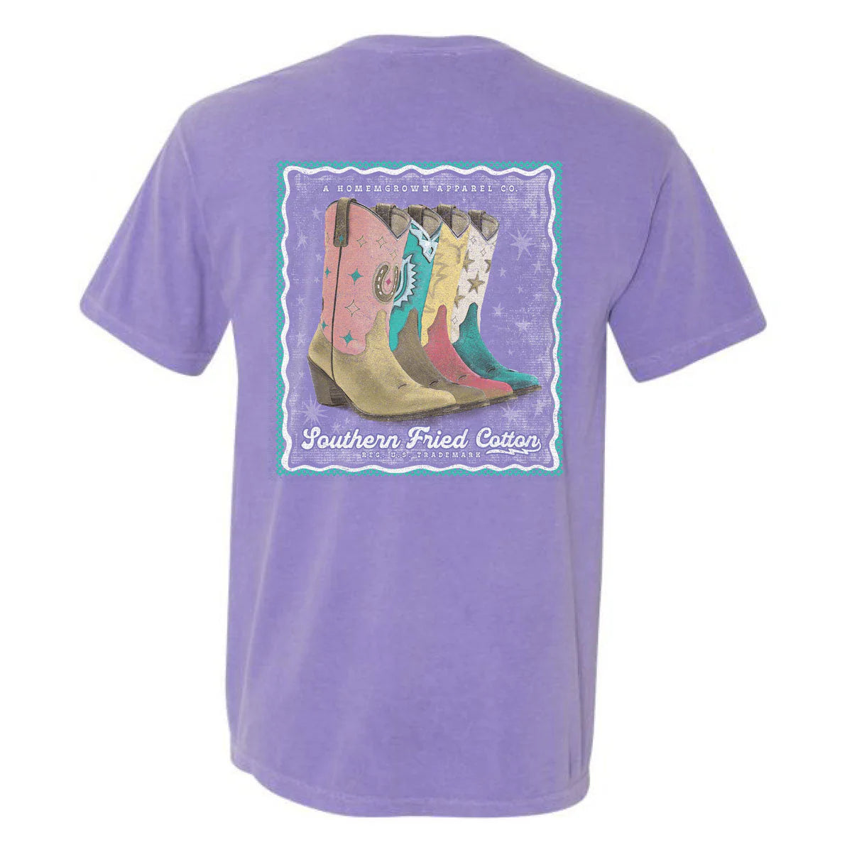 Southern Fried Cotton Women's Color Me Country S/S TEE Shirt