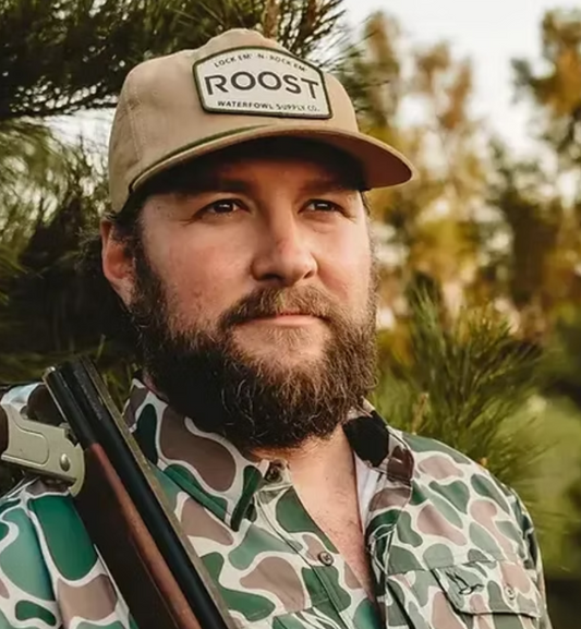 Roost Waterfowl Vintage Patch Rope Snapback Hat