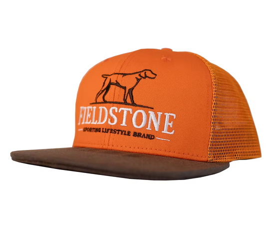 Fieldstone Outdoors Waxed Bill Safety Snapback Hat