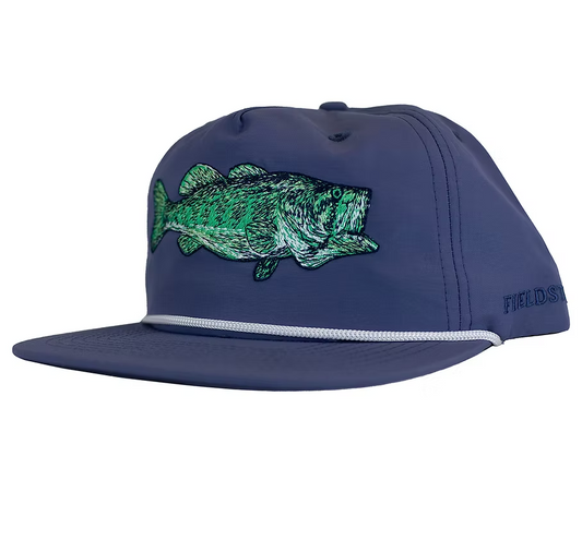 Fieldstone Outdoors Embroidered Bass Performance Rope Snapback Hat