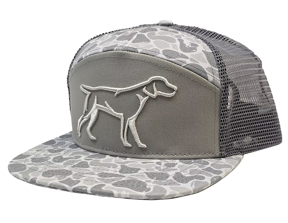 Fieldstone Outdoors 3D Puff Dog Logo 7 Panel Snapback Hat