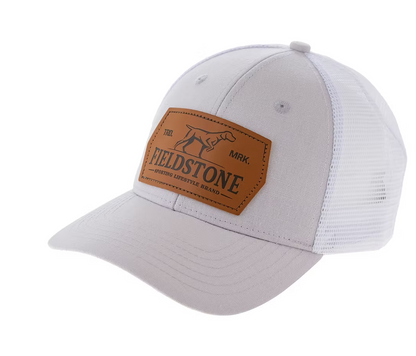 Fieldstone Apparel Leather Dog Patch Snapback Hat