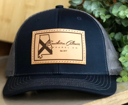 Southern Culture Light State Tradition Leather Patch Snapback Hat