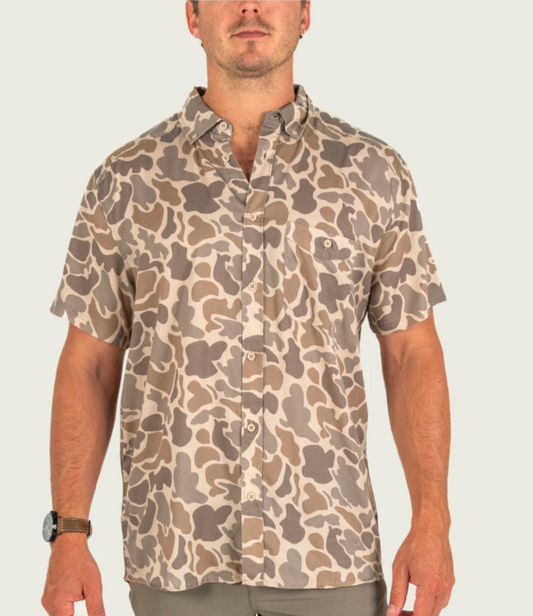 Marsh Wear Apparel Men's Hagood Woven S/S Button Down Shirt