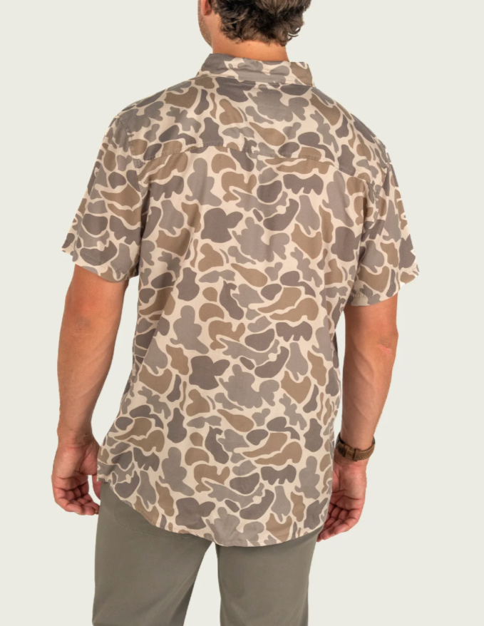 Marsh Wear Apparel Men's Hagood Woven S/S Button Down Shirt