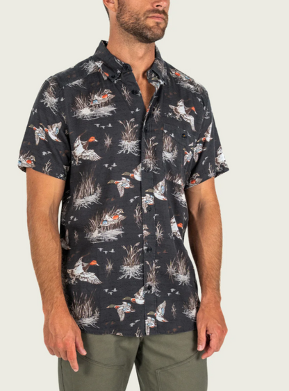 Marsh Wear Apparel Men's Hagood Woven S/S Button Down Shirt