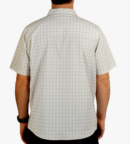 Aftco Air O Mesh Printed S/S Button Down Shirt