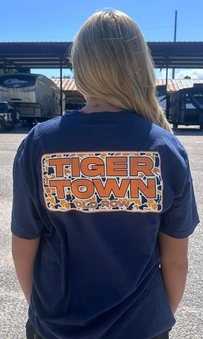 Old Row Outdoors Tiger Town AU Camo Pocket S/S TEE Shirt