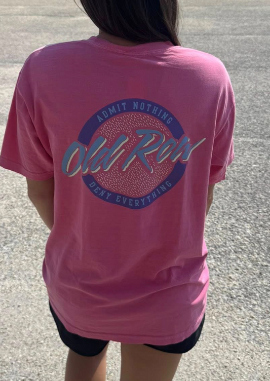 Old Row Outdoors Women's Crunchberry Circle Logo  S/S TEE Shirt