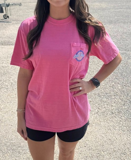 Old Row Outdoors Women's Crunchberry Circle Logo  S/S TEE Shirt