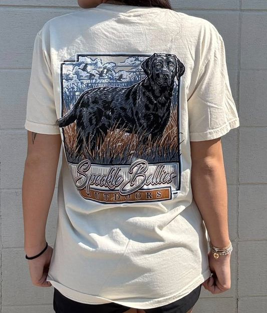 Speckle Bellies Black Lab S/S TEE Shirt