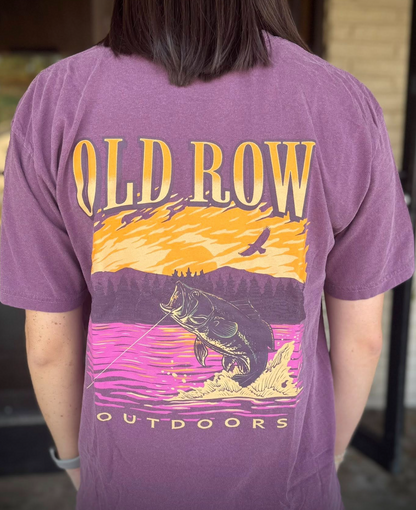 Old Row Outdoors Bass Jump Pocket S/S TEE Shirt