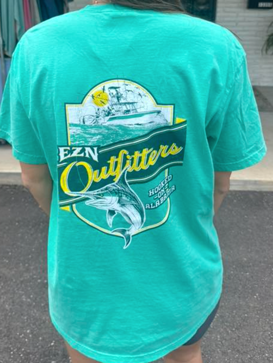 EZN Outfitters Hooked on Alabama S/S TEE Shirt