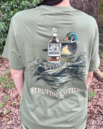 Struttin' Cotton Wood Duck Whiskey S/S TEE Shirt