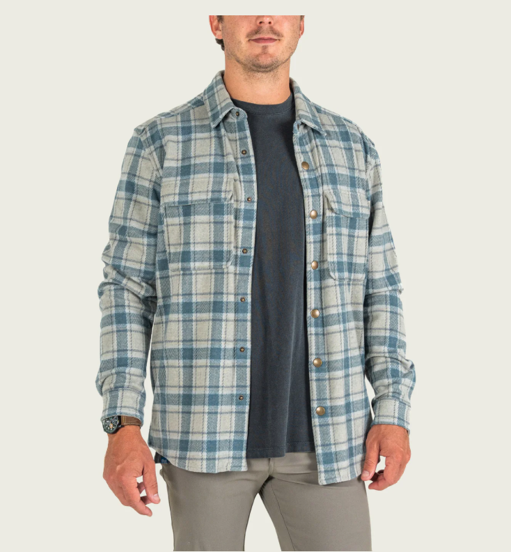 Marsh Wear Apparel Men's Seadrift Overshirt Button Down L/S Shirt