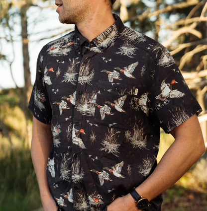 Marsh Wear Apparel Men's Hagood Woven S/S Button Down Shirt
