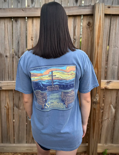 Southern Fried Cotton Women's Joy Comes in the Morning S/S TEE Shirt