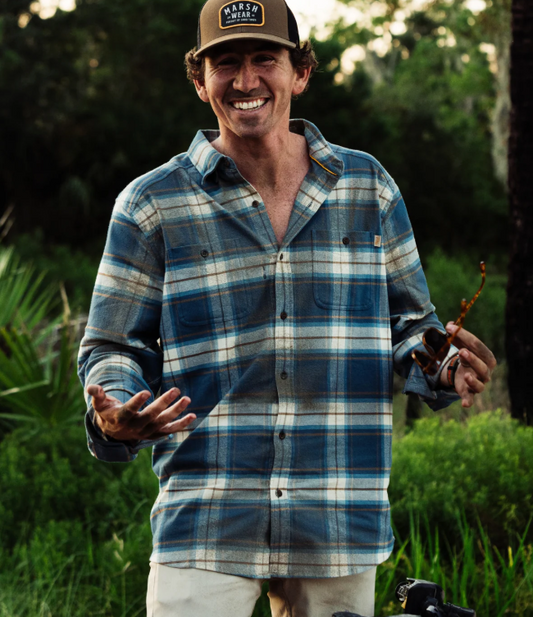 Marsh Wear Apparel Men's Westerly Flannel L/S Button Down Shirt