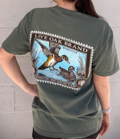 Live Oak Brand Wood Duck Stamp S/S TEE Shirt