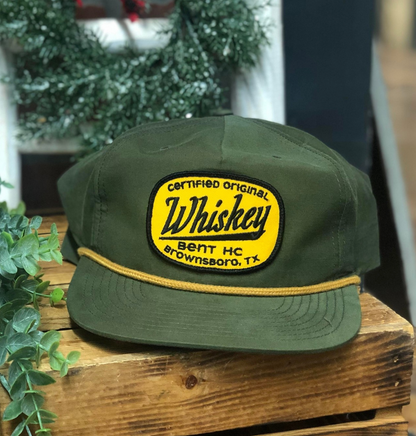 Whiskey Bent Hat Co. The Sarge Rope Snapback Hat