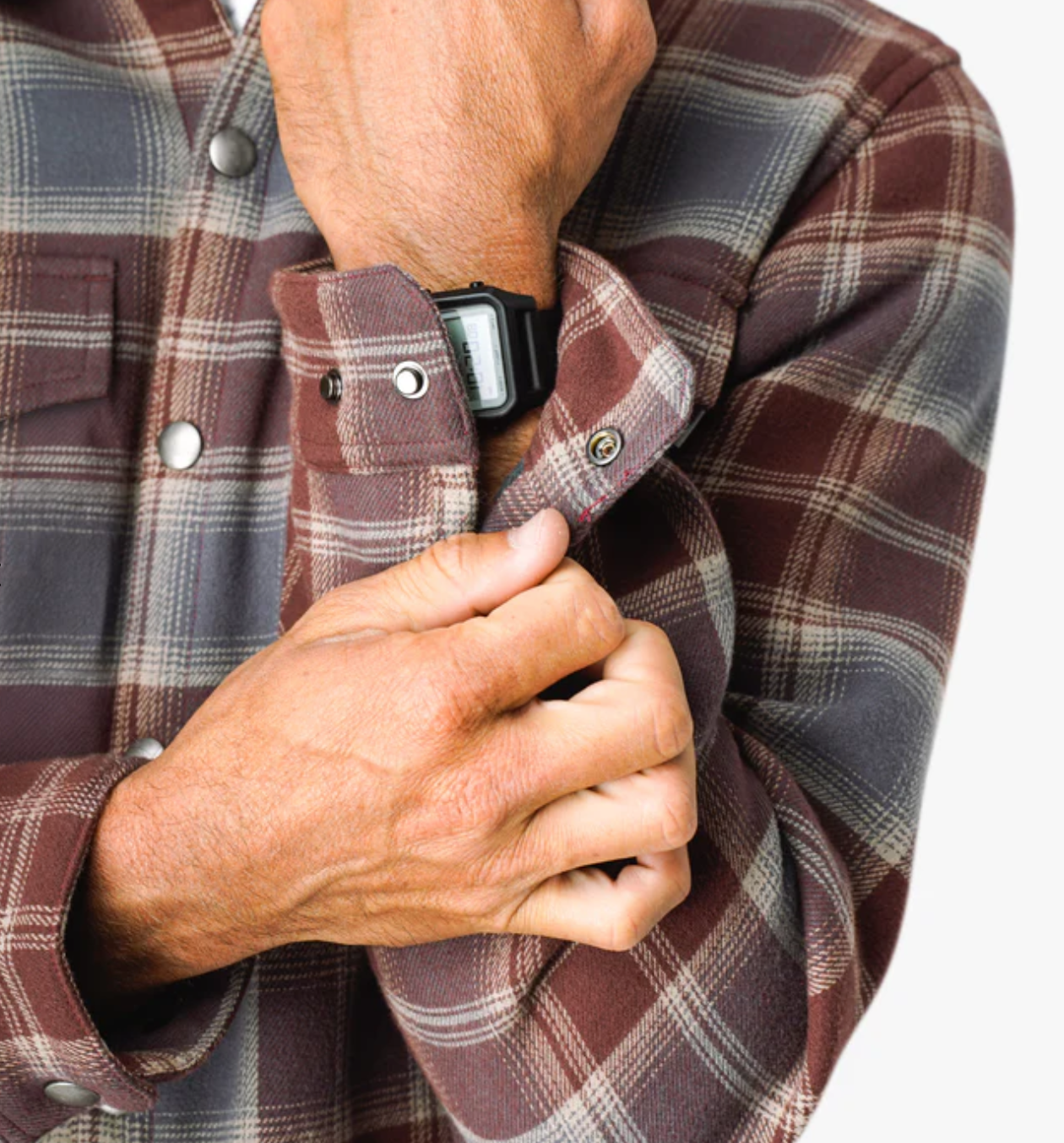 Aftco Men's Stout Button Shacket