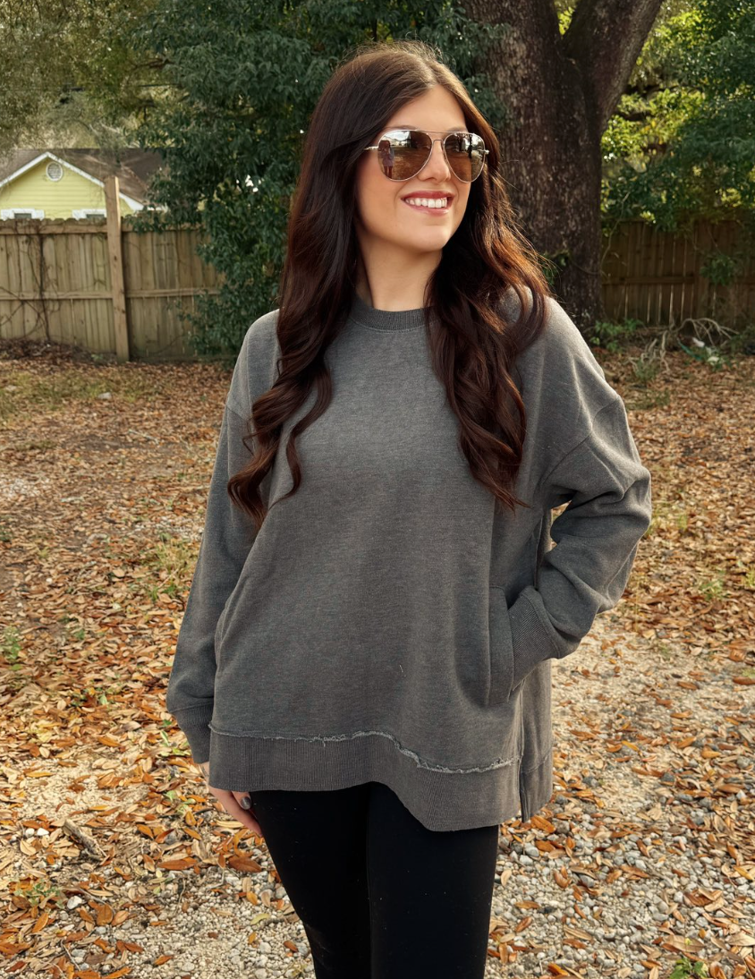 Southern Fried Cotton Women's The One on Repeat Oversized Crewneck