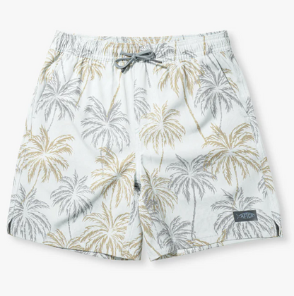 Aftco Youth Strike Printed Short Swim Trunks