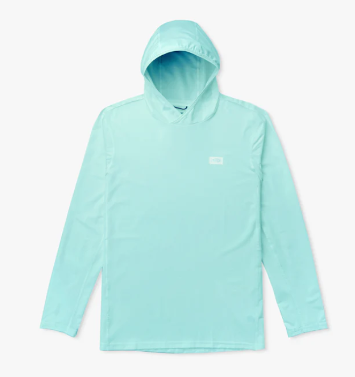 Aftco Men's Air O Mesh Hooded Performance L/S Shirt