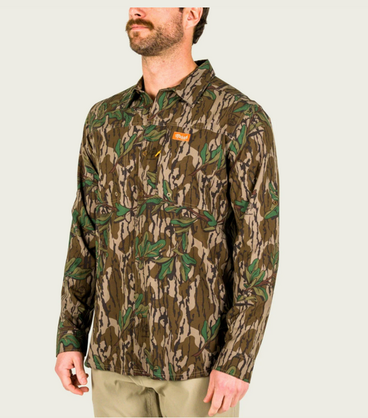 Marsh Wear Apparel Lenwood Mossy Oak L/S Button Down Shirt