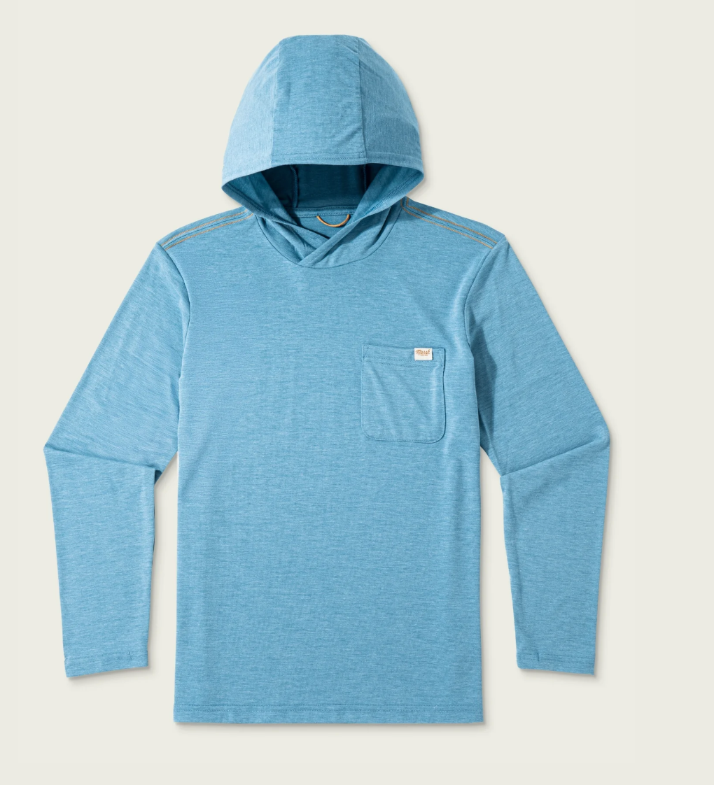 Marsh Wear Apparel Youth Buxton Hood Performance L/S Shirt
