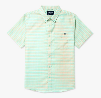 Aftco Men's Dorsal Button Up S/S Shirt