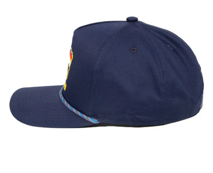 Old Row Outdoors Buffalo Rope Snapback Hat - Navy