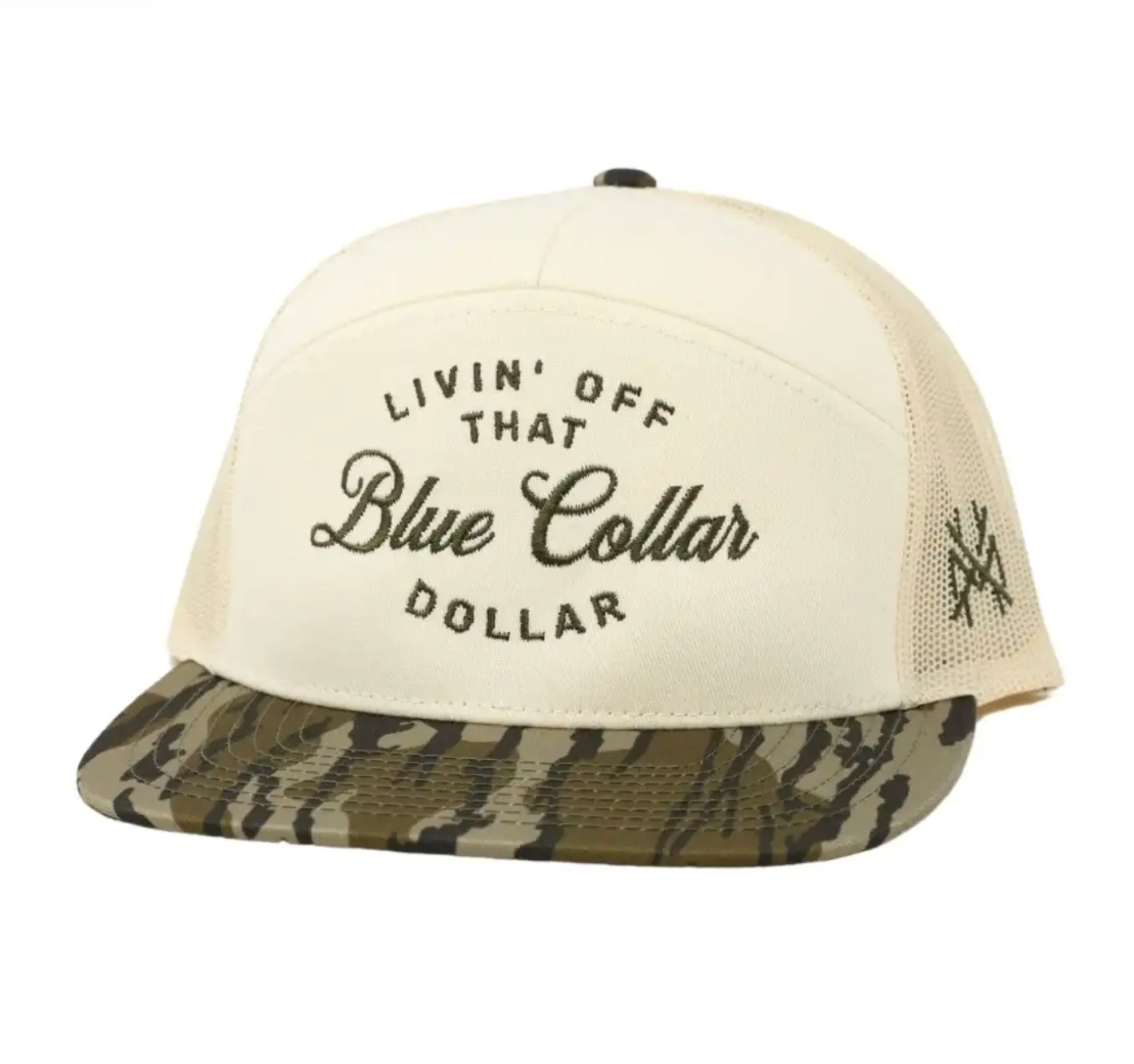 Mad Hatter Blue Collar Dollar Trucker Hat