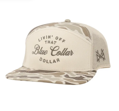 Mad Hatter Blue Collar Dollar Trucker Hat